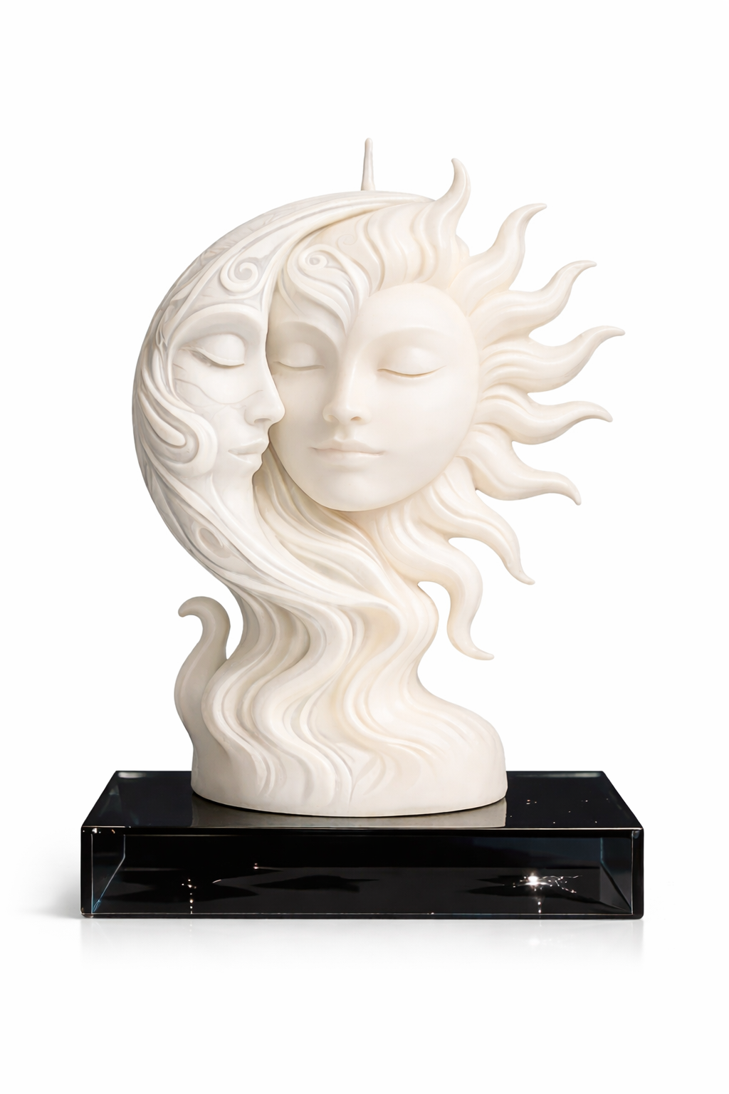 Statue Soleil & Lune – Harmonie & Lumière Intérieure