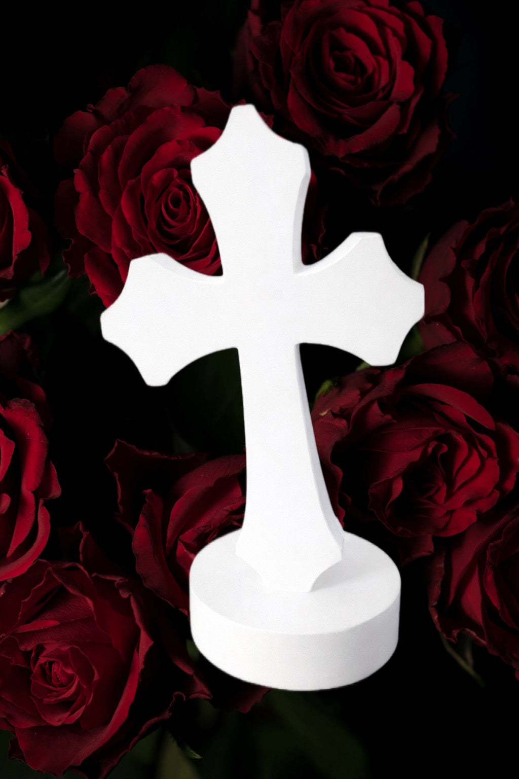 Croix Blanche Spirituelle – Décoration Sacrée