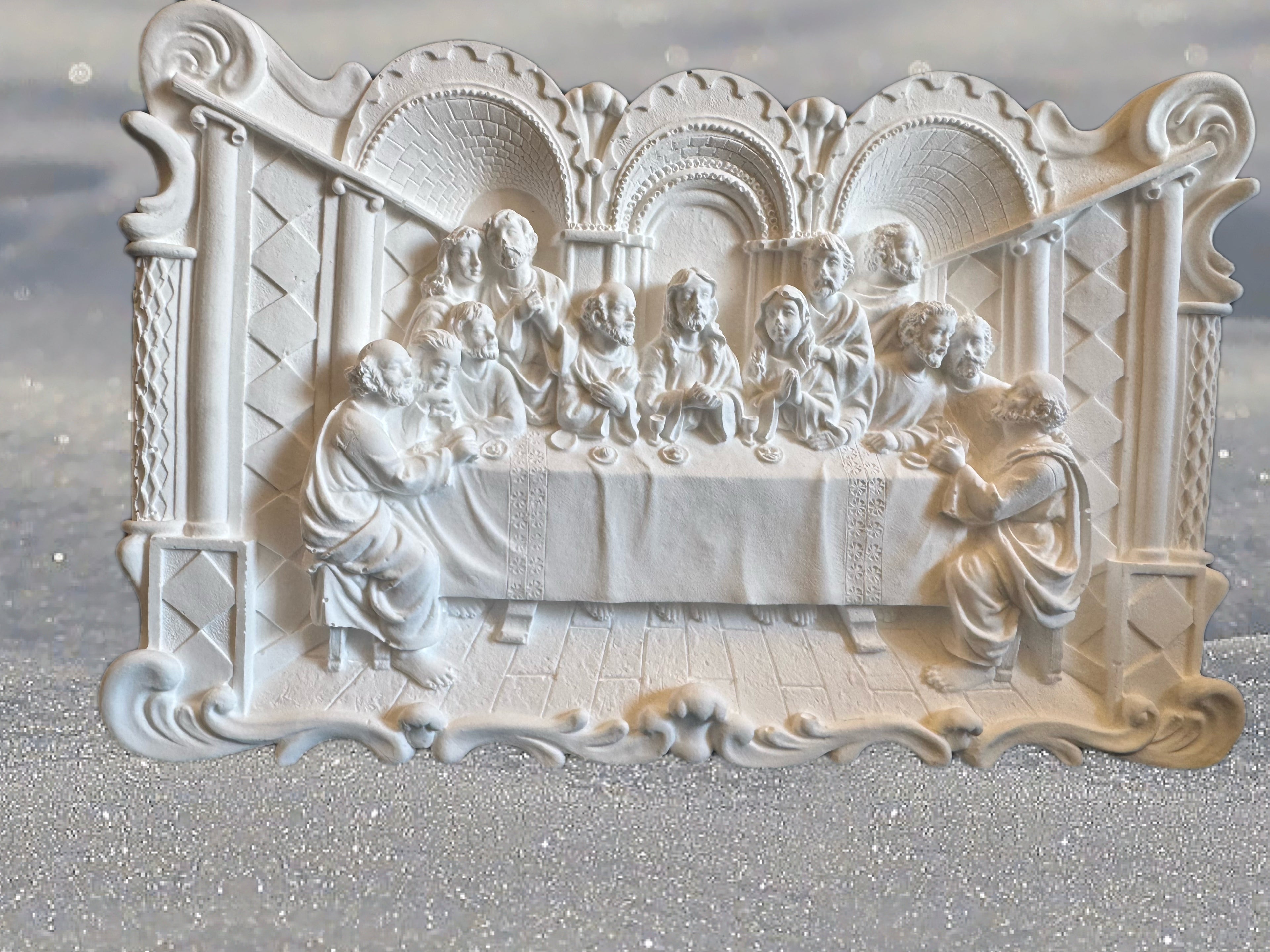 Statue « La Dernière Cène » – Symbole de foi, de paix et de protection