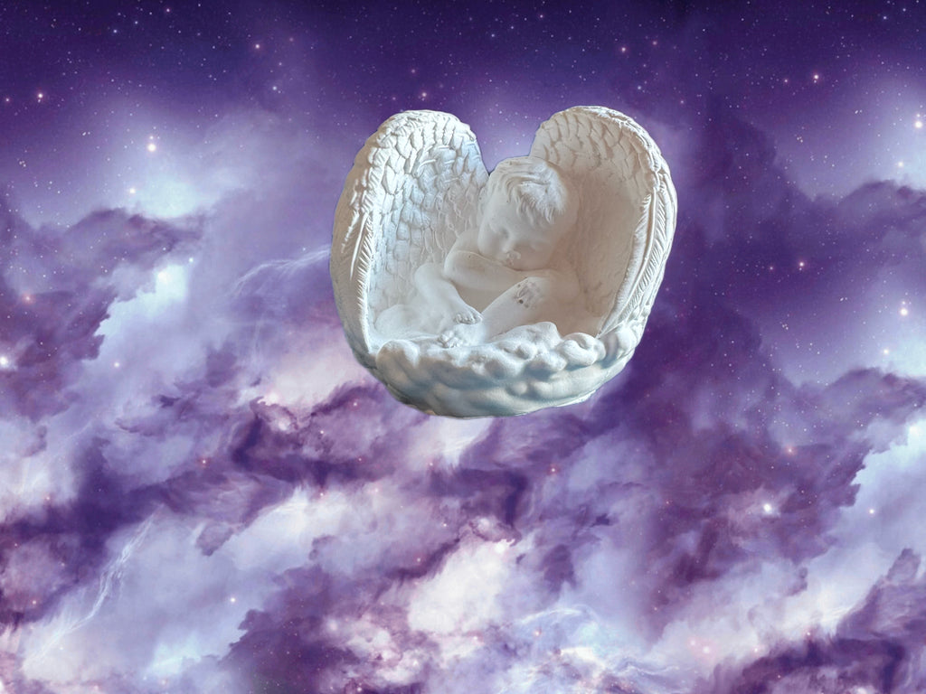 Ange Blanc Astral – Statue Spirituelle Protectrice