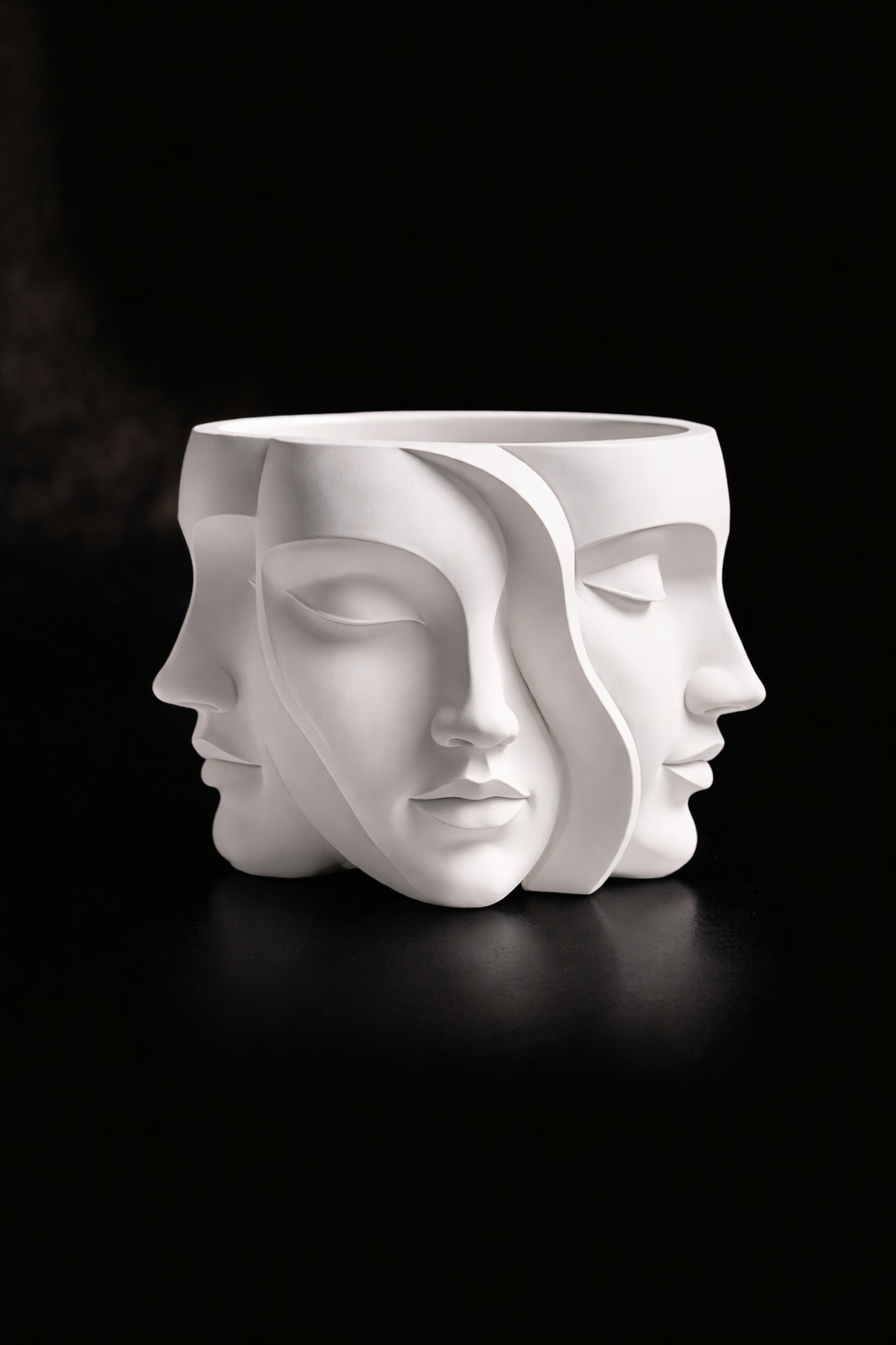 Statue Artistique – Visages Harmonie