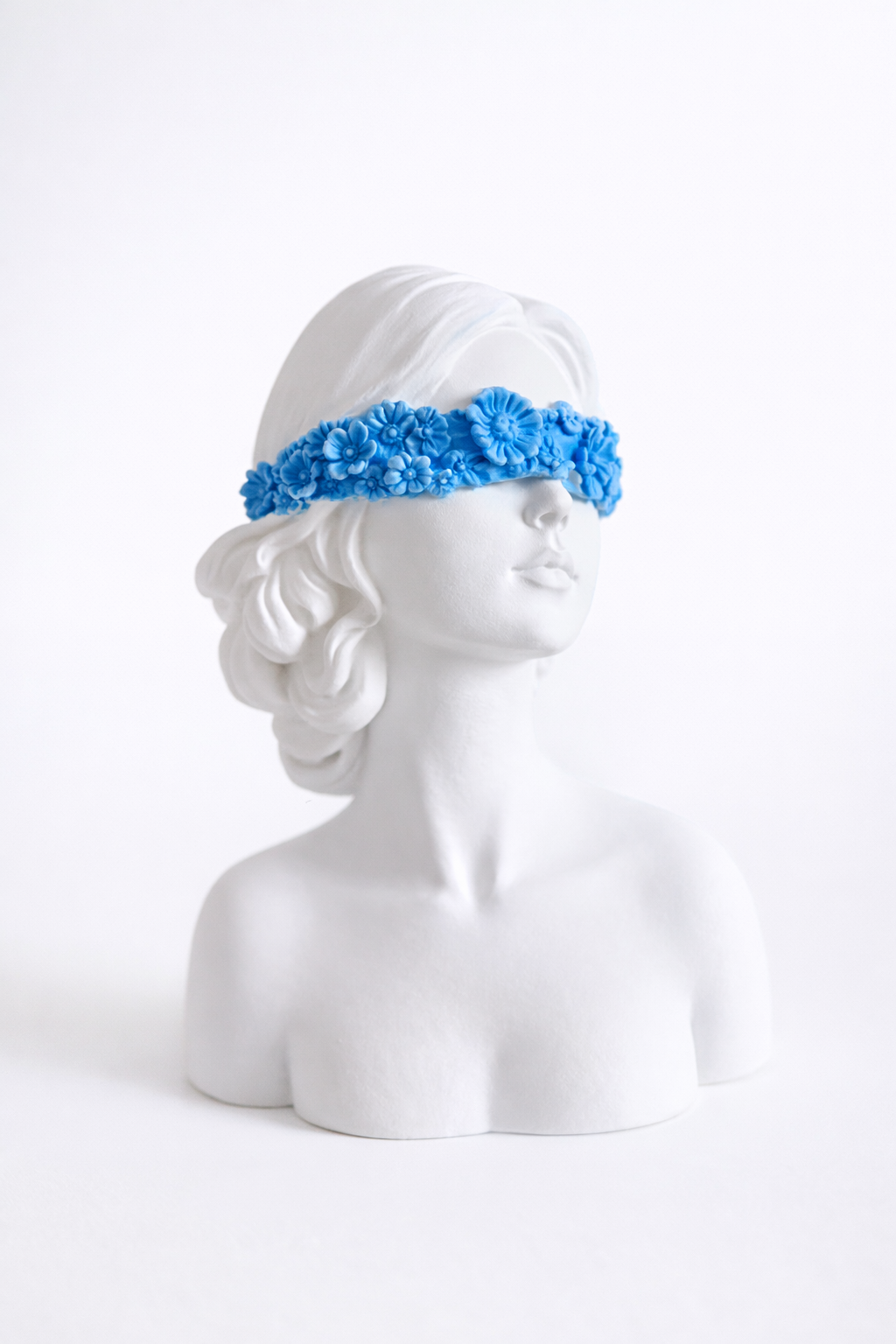 Mini buste féminin décoratif – sculpture artisanale