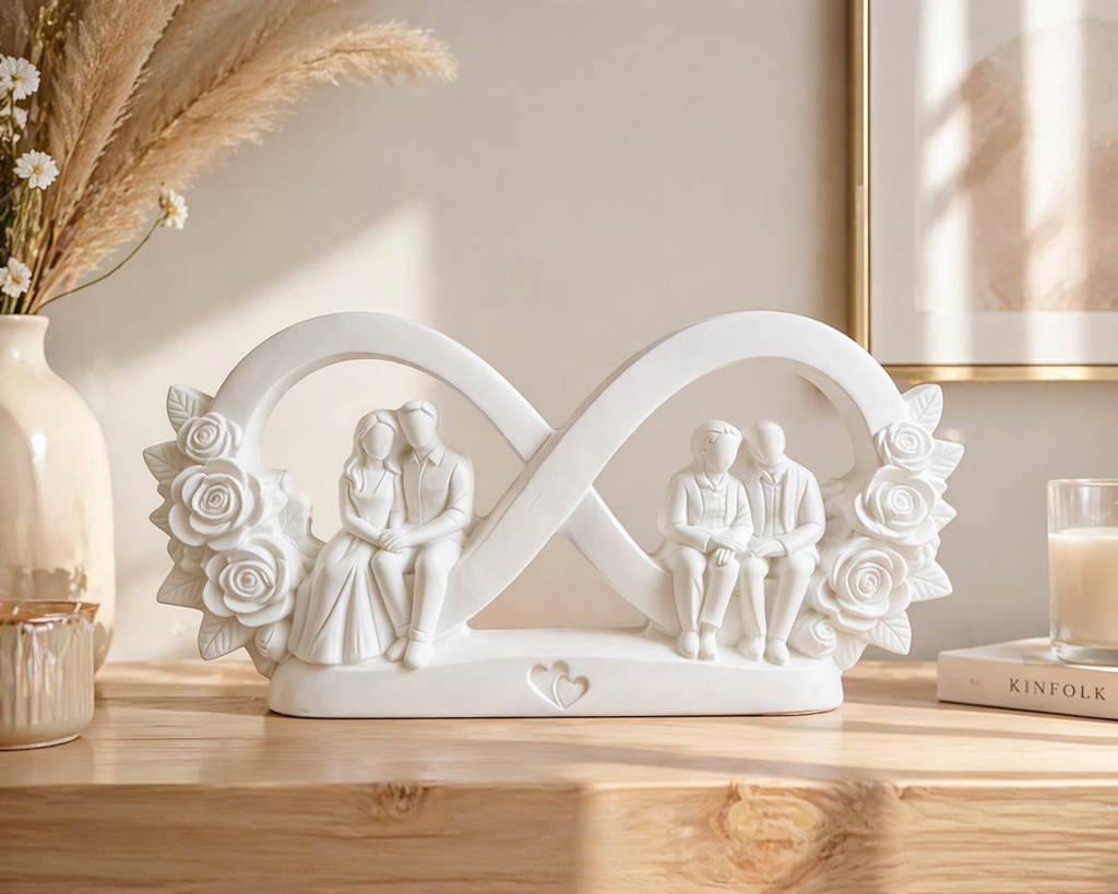 Sculpture Infinie – Amour Éternel & Harmonie